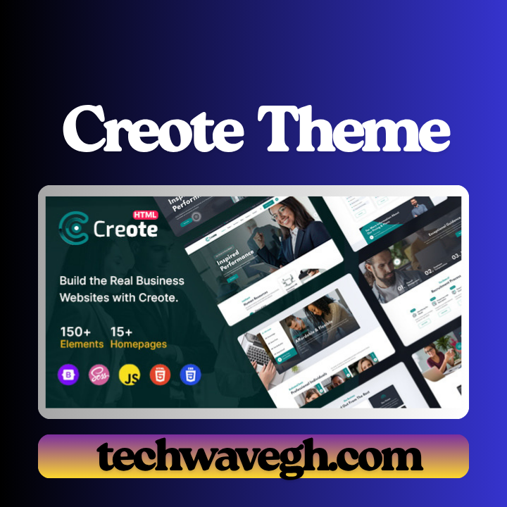 Creote consulting business WordPress theme v2.9.4 full review