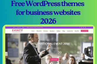 Free WordPress themes for business websites 2026