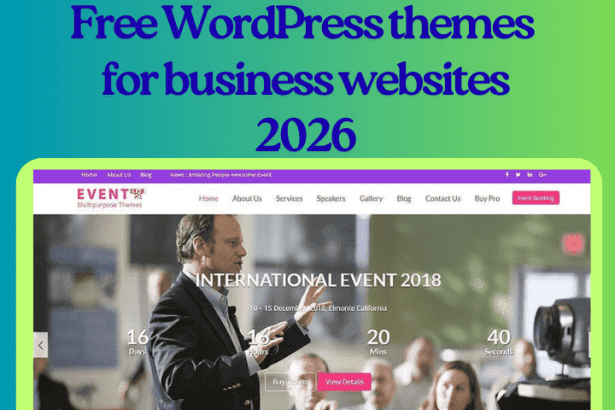 Free WordPress themes for business websites 2026